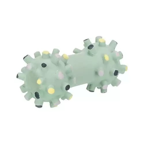 JUNIOR Mini latexová činka se špuntíky 10 cm