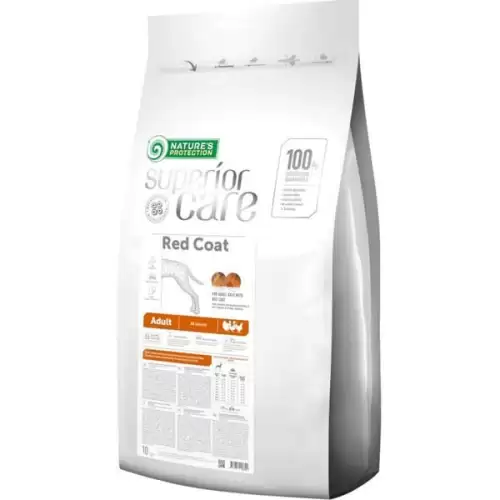  Nature's Protection Superior Care Dog Dry Red Coat Adult Poultry 10 kg
