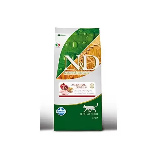 N&D LG CAT Adult Chicken & Pomegranate 10kg