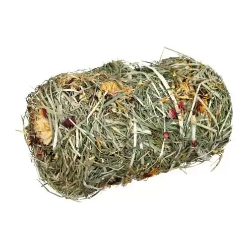 Natur Snack -přírodní váleček ze sena s květy pro hlod. 200g 