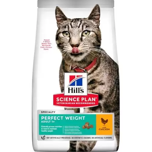  Hill's Science Plan Feline Adult Perfect Weight Chicken 1,5 kg