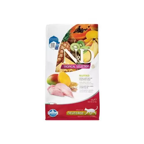 N&D TROPICAL SELECTION CAT Neutered Chicken 300g