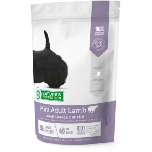  Nature's Protection Dog Dry Adult Mini Lamb 500 g