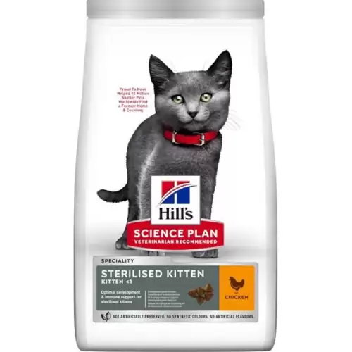  Hill's Science Plan Feline Sterilised Kitten Chicken 1,5 kg
