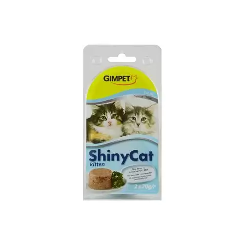 Gimpet ShinyCat Kitten konz. tuňák 2x70g