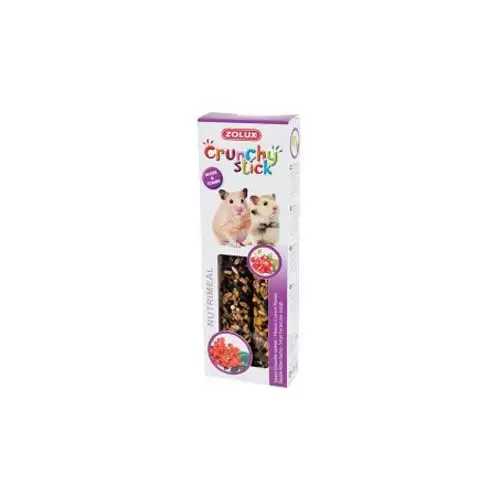 Pochoutka CRUNCHY STICK křeček rybíz/jeřabina Zolux