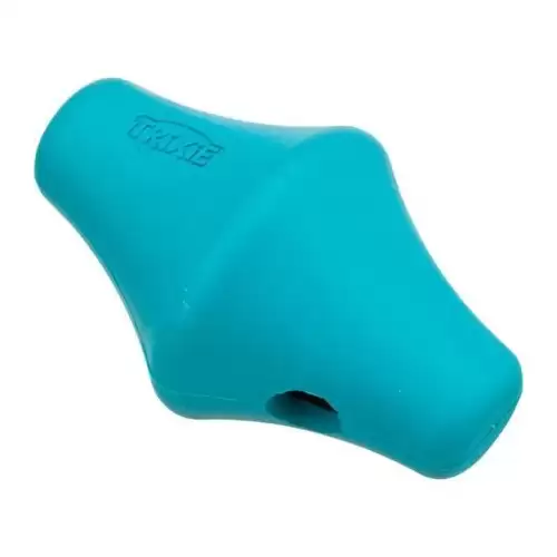 Snack Spinner - hračka na pamlsky, 12 cm, přírodní guma, petrolejová