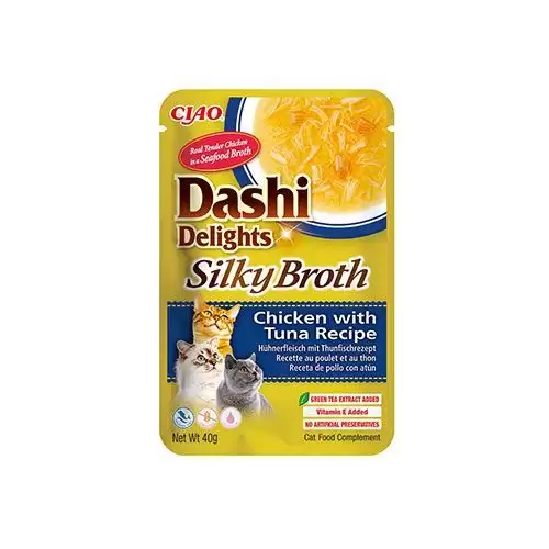 Churu Cat Dashi Delights Silky Broth Chicken&Tuna 40g
