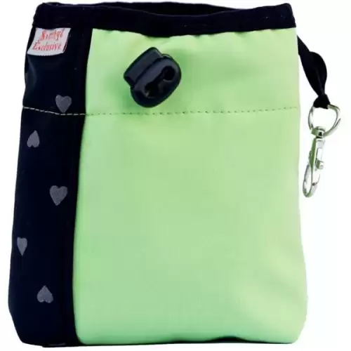  Pamlskovník softshell Splendor 15x15 srdíčko-zelená