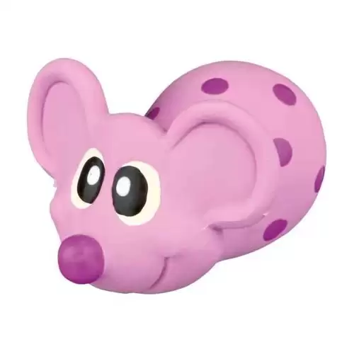 Latexová myška různé barvy, plněná 8 cm