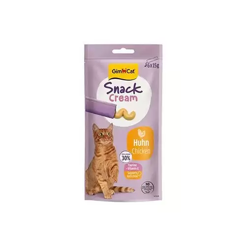 GimCat Snack Cream kuře 6x15g