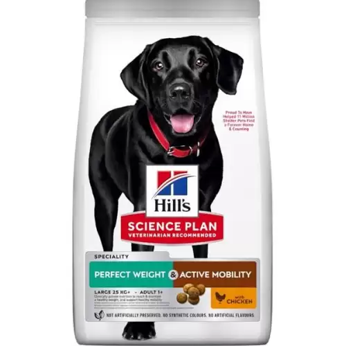  Hill's Science Plan Canine Adult Perfect Weight & Active Mobility Large Breed 12 kg