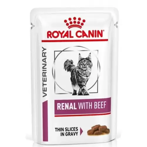  Royal Canin VD Cat kaps. Renal with beef 12 x 85 g