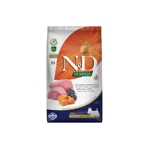 N&D Pumpkin DOG Adult Mini Lamb & Blueberry 2,5kg