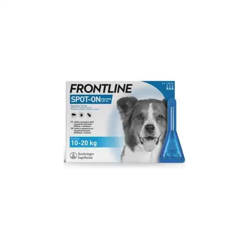 Frontline Spot-on pro psy M (10-20kg) 3x1,34ml