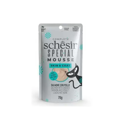 Schesir Cat kapsa Special Mousse Skin&Coat los/kuř 70g