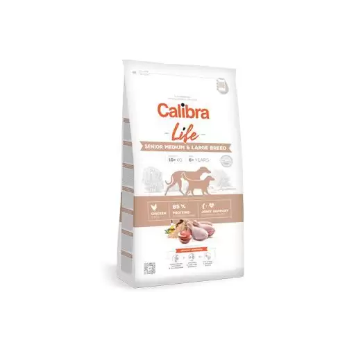 Calibra Dog Life Senior Medium & Large Breed Chicken 3 x 12kg
