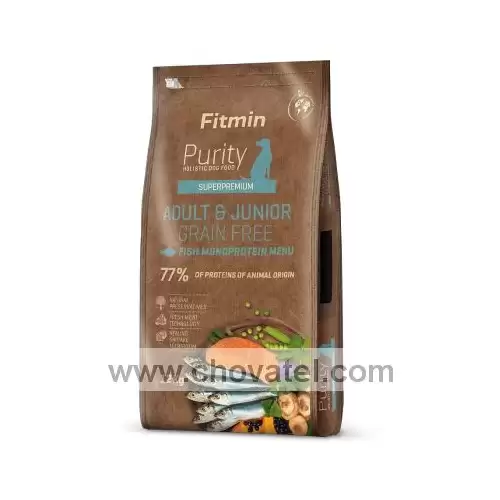Fitmin dog Purity Grain Free Adult&Junior Fish Menu 12kg
