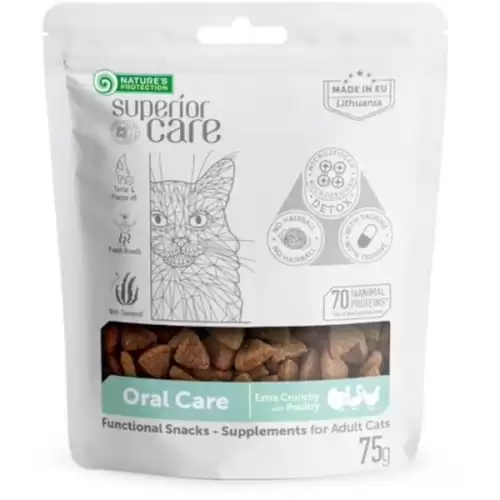  Nature's Protection Superior Care Cat Snack Oral Care 75 g