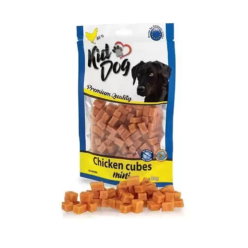 KIDDOG MINI kuřecí kostičky 80 g