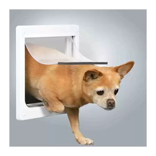 Průchozí dvířka pro psy XS-S dvoucestné 25 x 29 cm