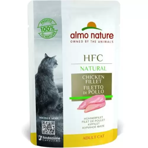  Almo Nature cat kaps. Natural-kuřecí filet 55g