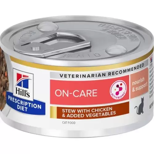  Hill's Prescription Diet Feline ON-care Chicken & Vegetables Stew konzerva 82 g