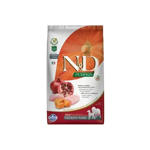 N&D Pumpkin DOG Adult M/L Chicken&Pomegranate 12kg