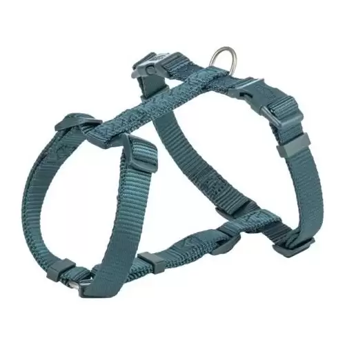 H-postroj PREMIUM, petrolejová L:hruď:60-87cm/25mm