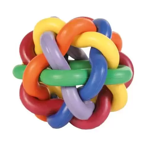 Míč tvrdá guma uzlíkový ø 10 cm