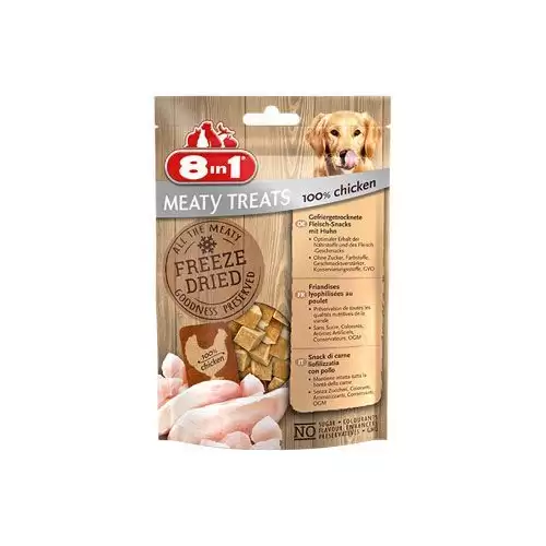 Pochoutka 8in1 Meaty Treats FD Chicken 50g