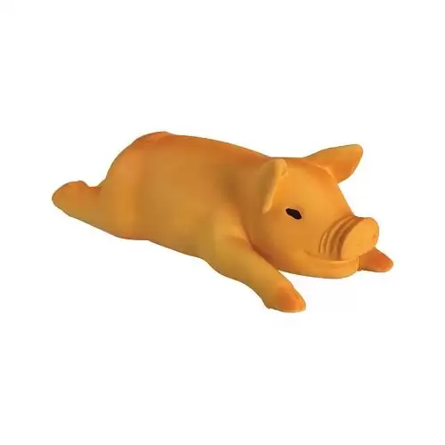 Prasátko ležící se zvukem, latex, HipHop 24 cm