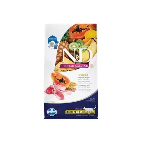 N&D TROPICAL SELECTION CAT Lamb Neutered 300g