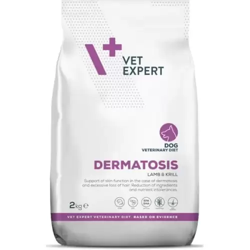  VetExpert VD 4T Dermatosis Dog Lamb & Krill 2kg