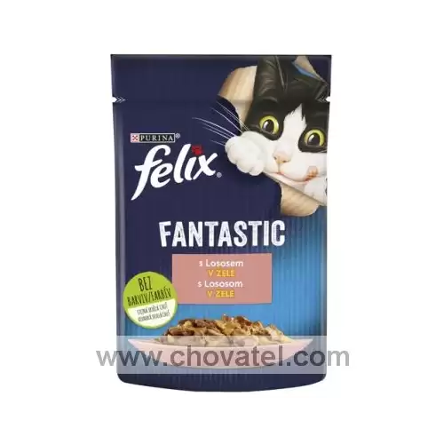 Felix Fantastic kapsička s lososem v želé 85g