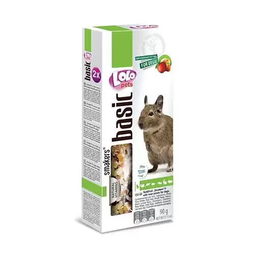 LOLO SMAKERS 2 klasy s ovocem a ořechy pro osmáky degu 90 g