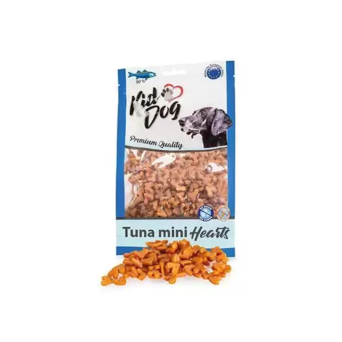 Pochoutka KIDDOG mini srdíčka z tuňáka 70g