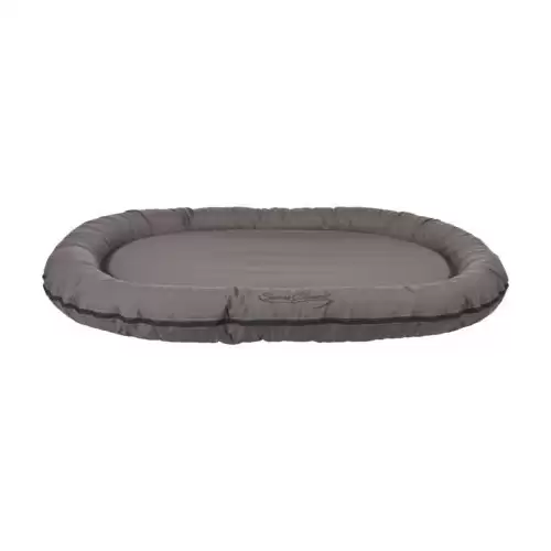 STRONG Edition oválný polštář SAMOA s okrajem, 80 x 60 cm, šedá