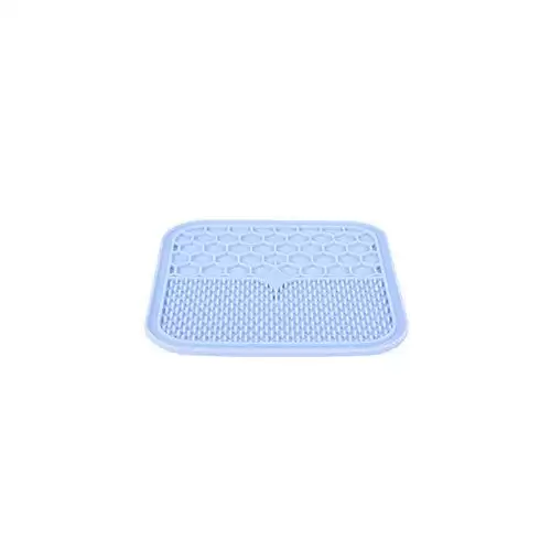 Lízací podložka pro psy SILICONE modrá L Zolux
