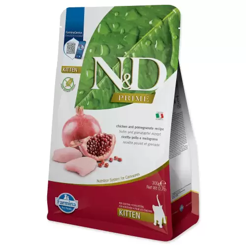 Krmivo N&D Kitten Prime Chicken & Pomegranate 0,3kg