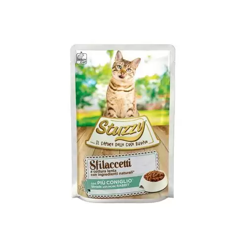 Stuzzy Cat kapsa Adult králík 85g