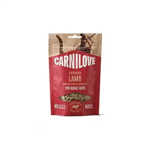 Carnilove Cat CRUNCHY Snack Lamb+Blackberries 50g
