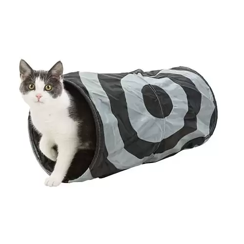 Nylonový tunel pro kočky 25x50cm