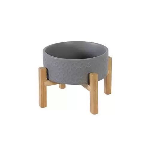 Miska keramická KERAMO SOLO 700ml šedá Zolux