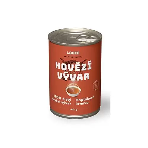 Louie Dog konz. Hovězí vývar 400g