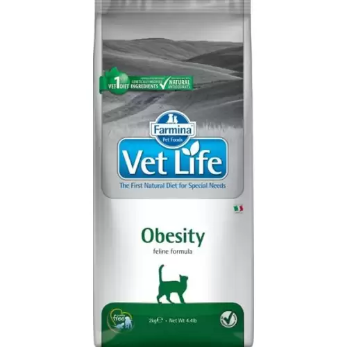  Vet Life Natural Feline Obesity 2 kg