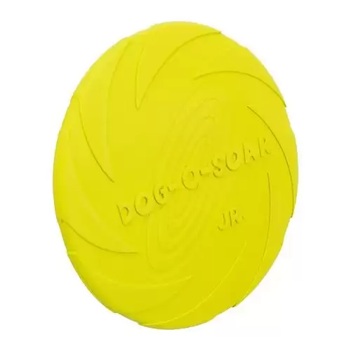 Létající disk přírodní guma TRIXIE ø 15 cm, barva limetková