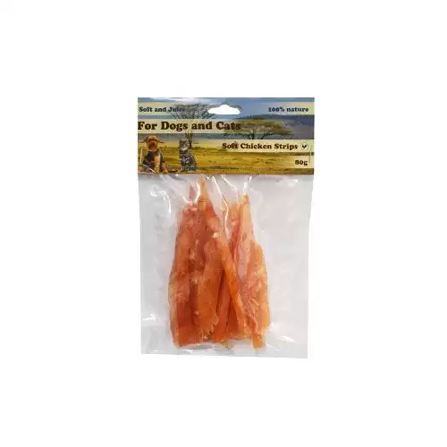 Pochoutka Kuřecí proužky měkké 80g