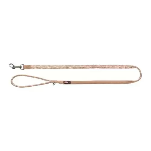 Vodítko PREMIUM, neoprenové polstrování, boho/karamel M-L: 1,00 m/20 mm