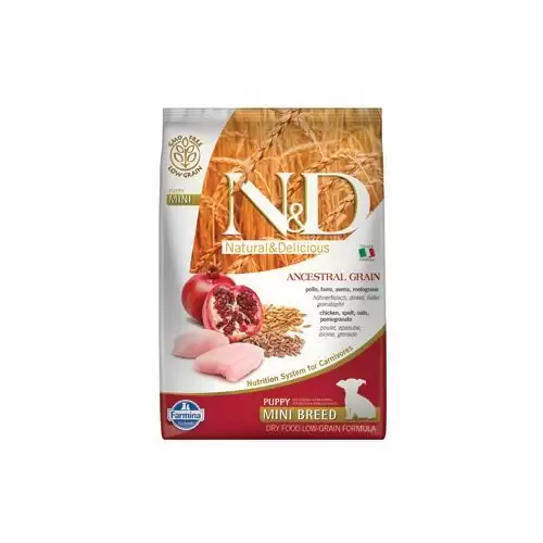 N&D LG DOG Puppy Mini Chicken & Pomegr 7kg